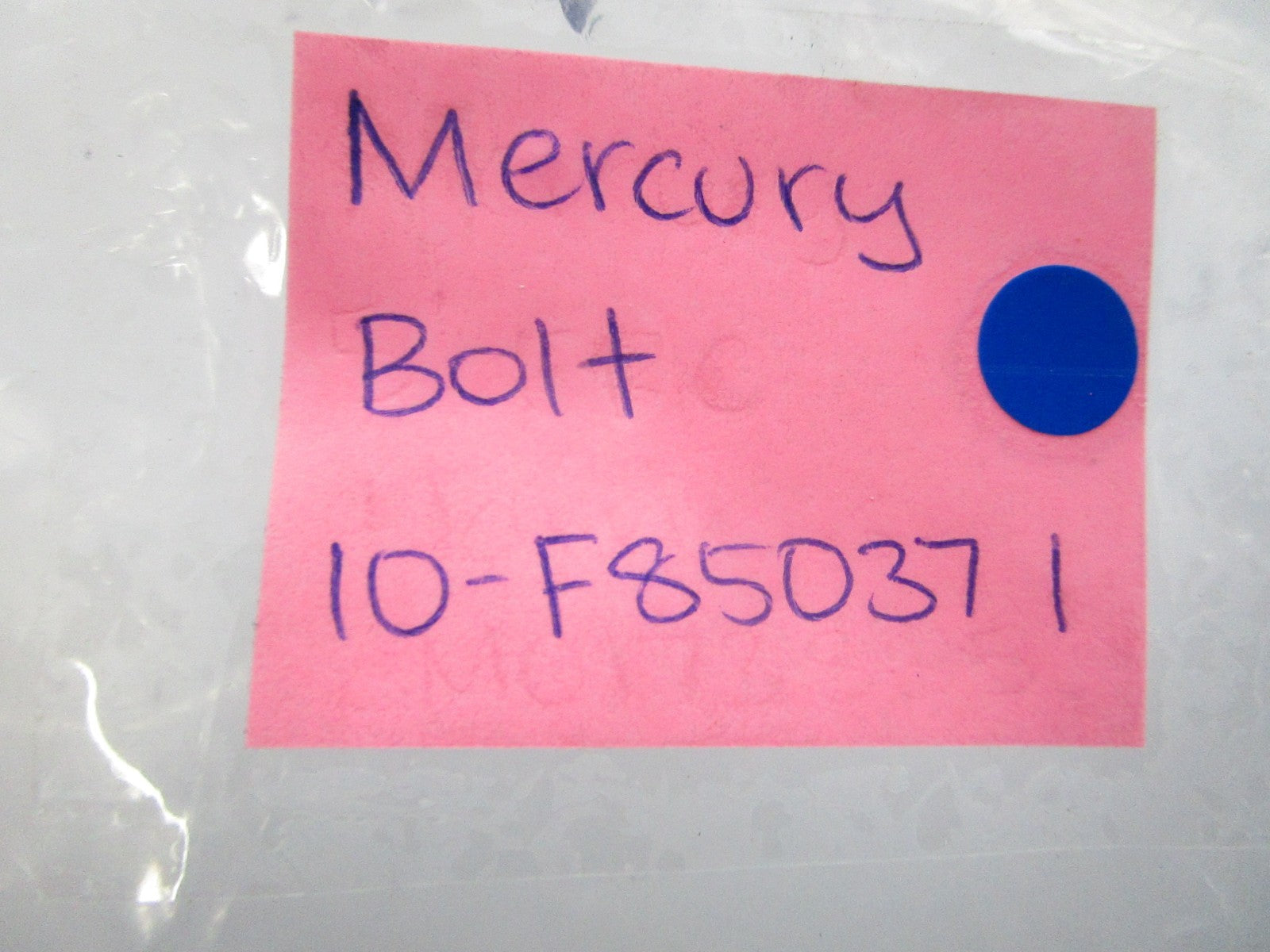 *NEW OEM* 0810 Mercury Quicksilver Bolt 10-F850371