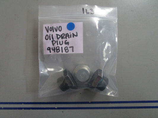 *NEW OEM* (LOT OF 3) 0810 Volvo Penta Oil Drain Plug 948187