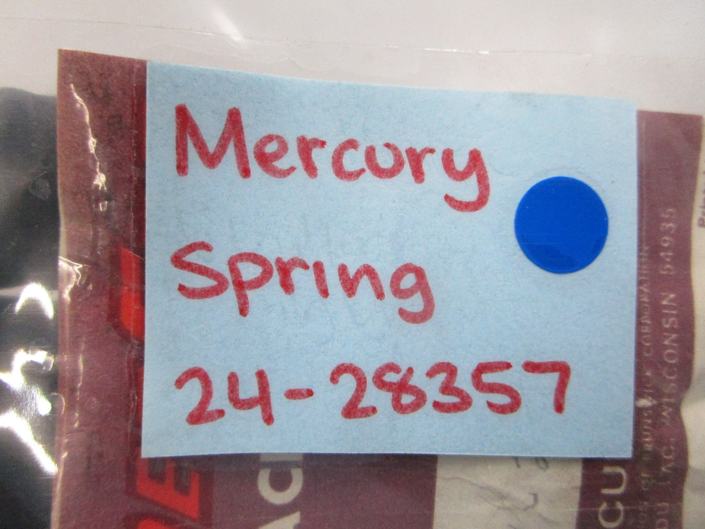 NEW OEM 24-28357 Mercury Quicksilver Spring 0810