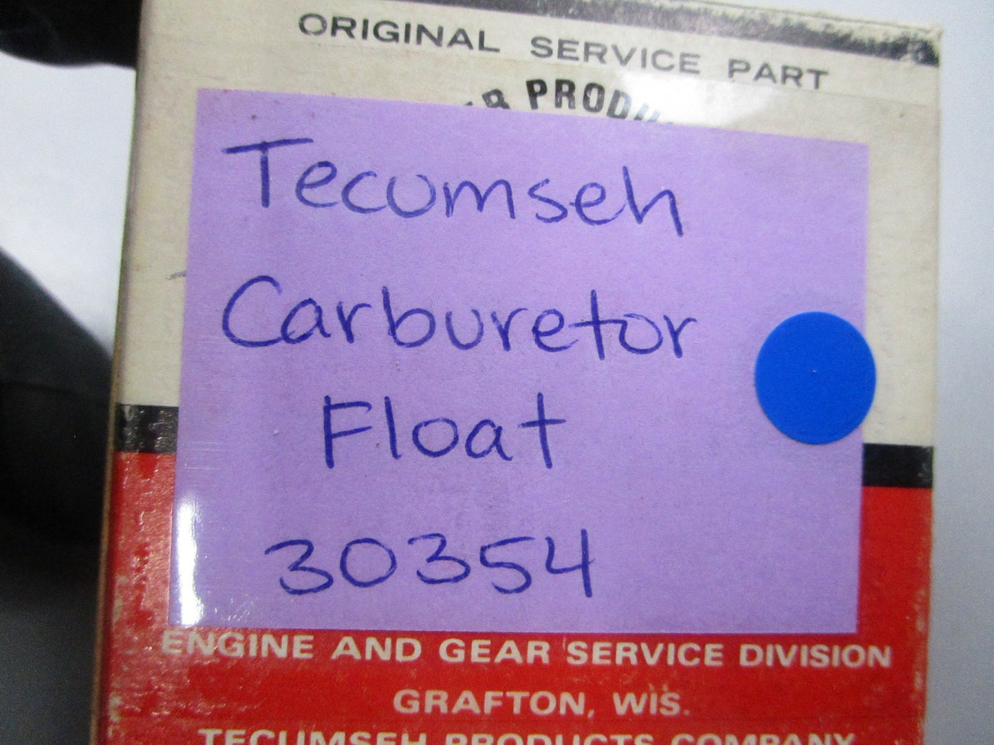 NEW OEM 30354 Tecumseh Carburetor Float 0810