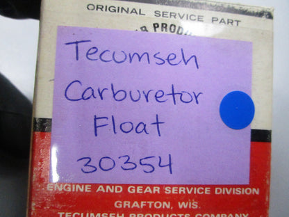 NEW OEM 30354 Tecumseh Carburetor Float 0810