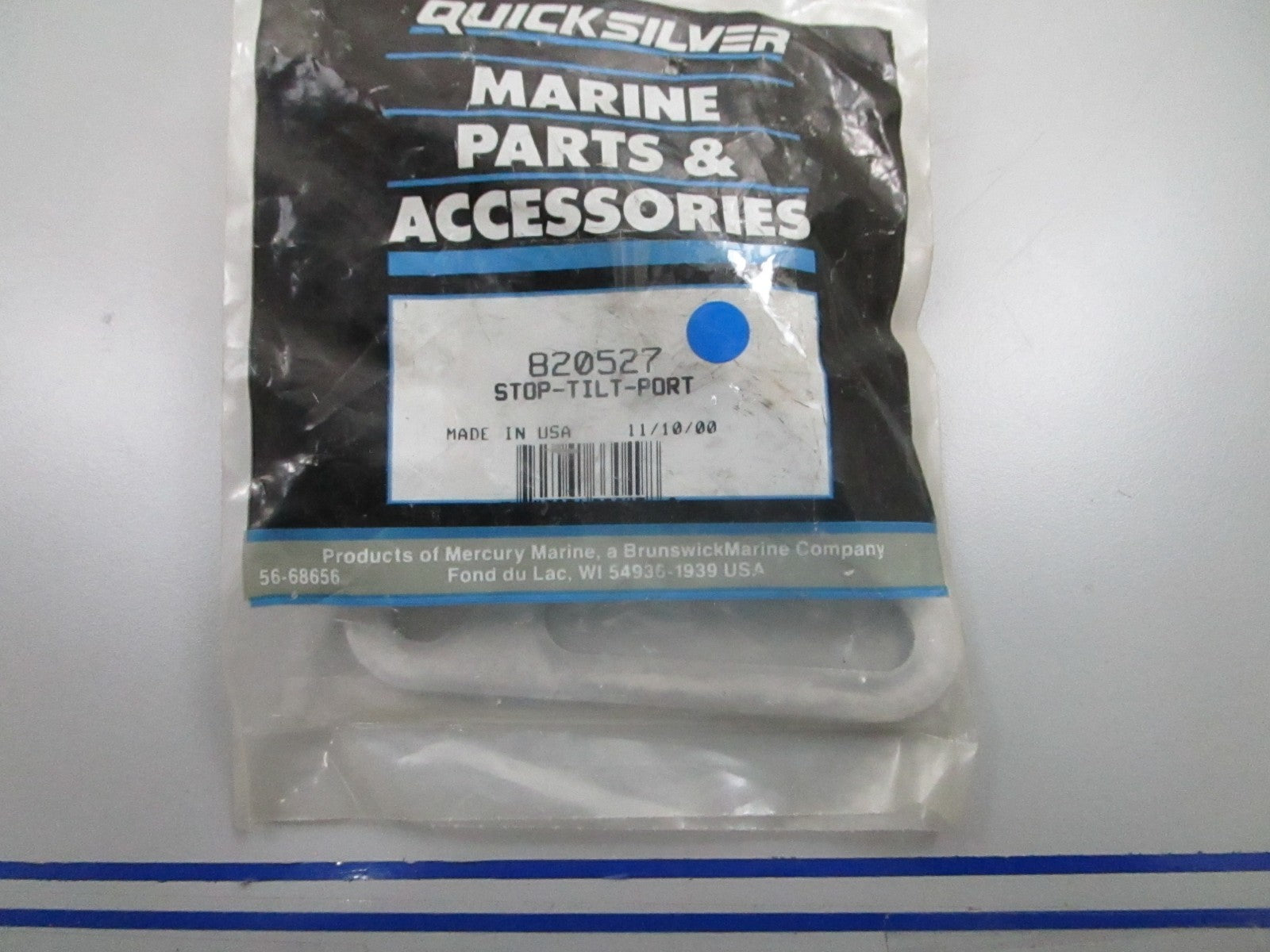 *NEW OEM* 0810 Mercury Quicksilver Port Tilt Stop 820527