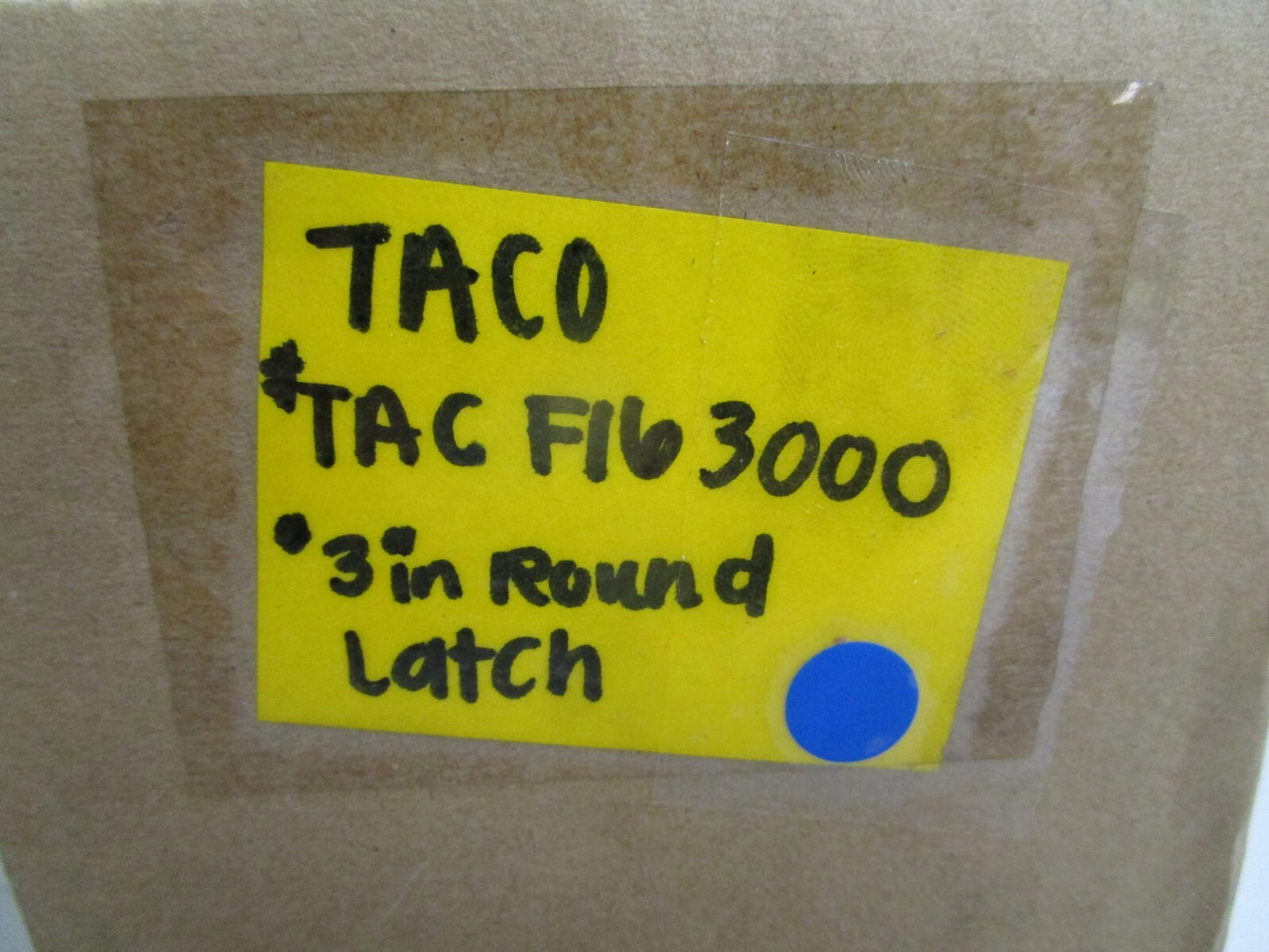 *NEW* 0820 Taco 3" Round Latch F16300