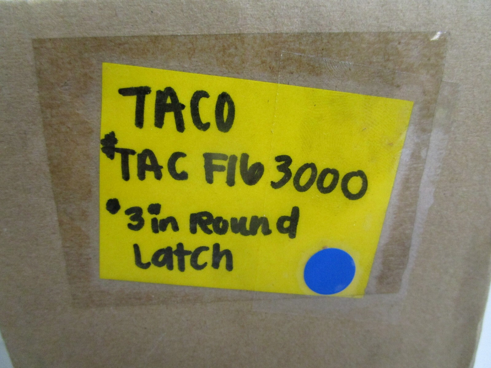 *NEW* 0820 Taco 3" Round Latch F16300