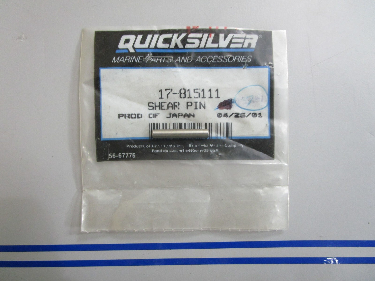 *NEW OEM* 0810 Mercury Quicksilver Shear Pin 17-815111