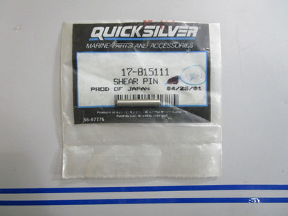 *NEW OEM* 0810 Mercury Quicksilver Shear Pin 17-815111