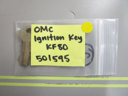 *NEW OEM* 0810 OMC Johnson Evinrude Ignition Key KF80 501595 0501595
