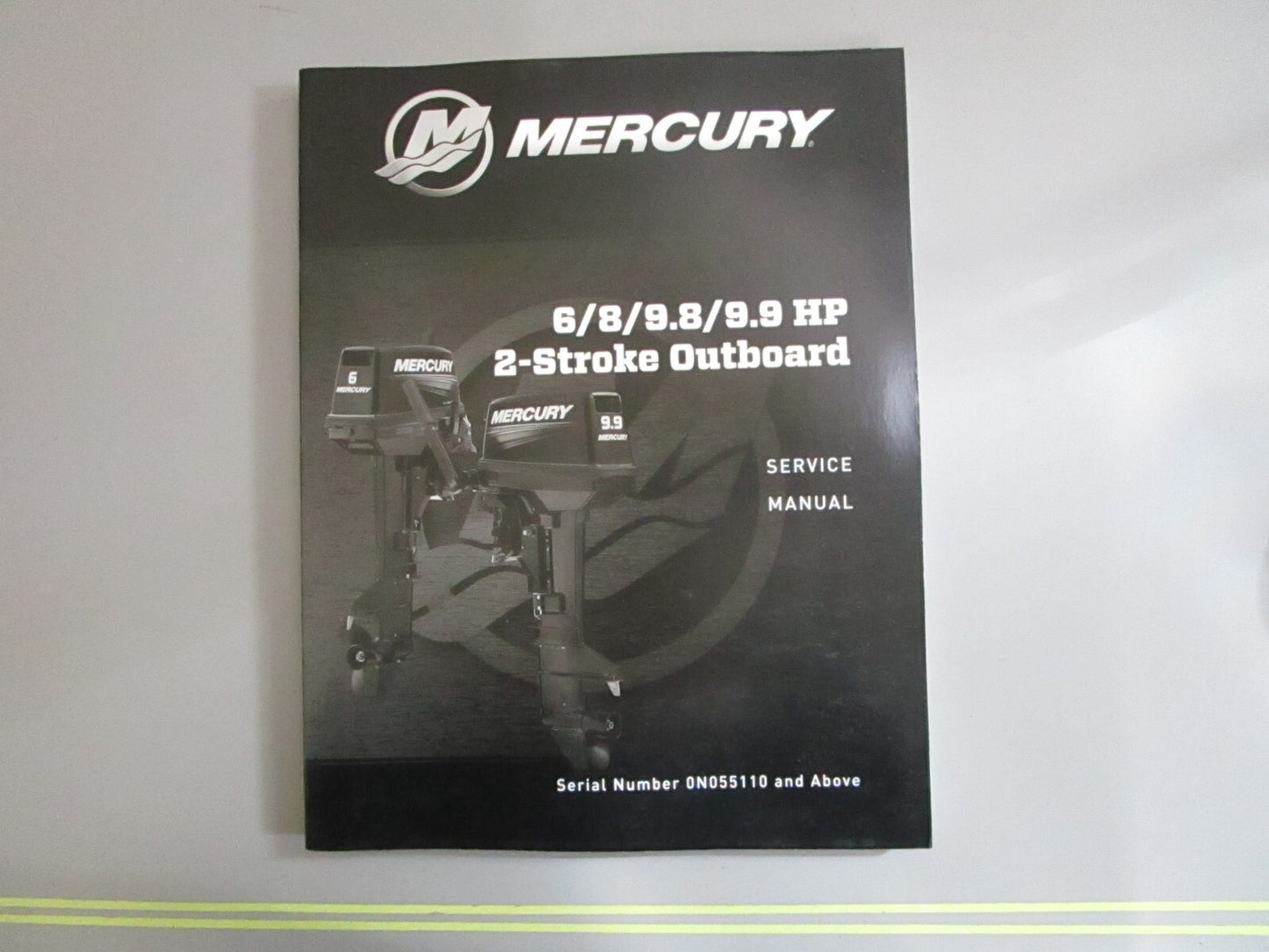 *NEW OEM* 0820 Mercury Quicksilver 2-Stroke Outboard Service Manual 90-8M0131801