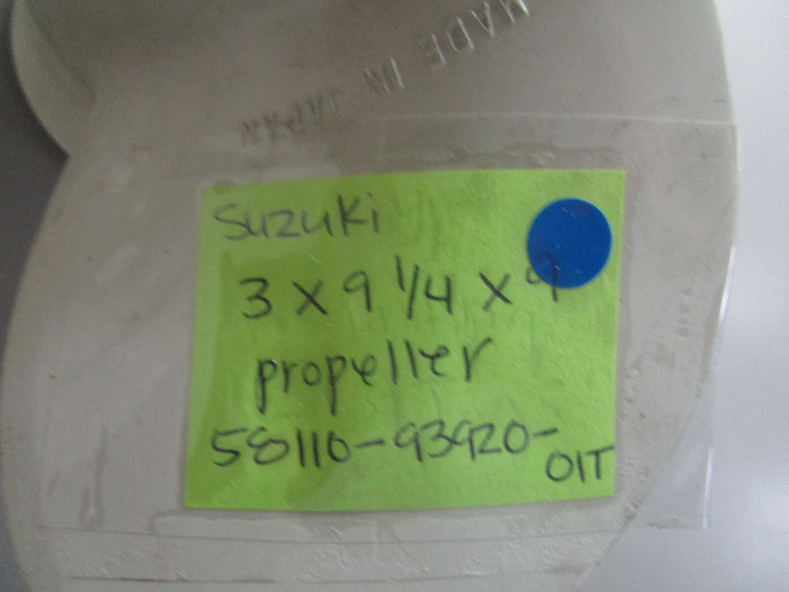 *NEW OEM* 0810 Suzuki 3X9 1/4X9 Propeller 58110-93920-01T