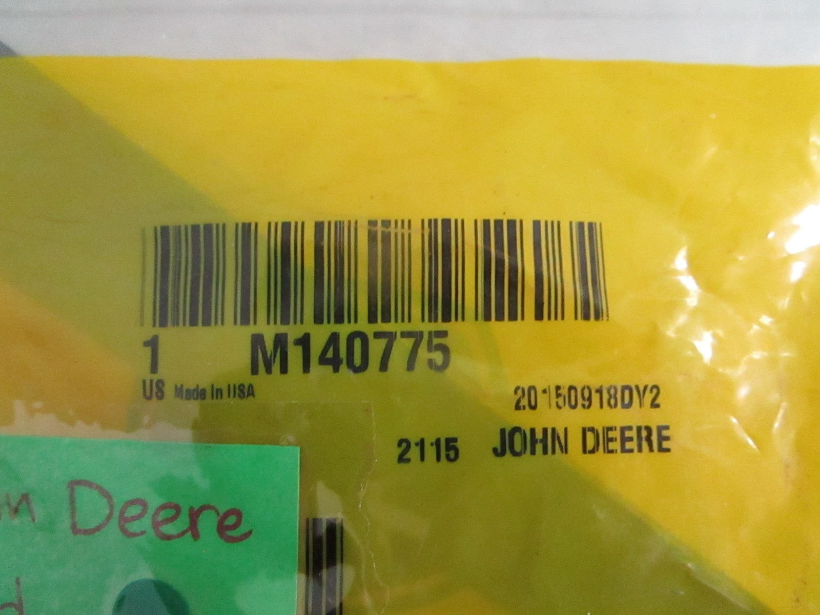 NEW OEM M140775 John Deere Pad 0820