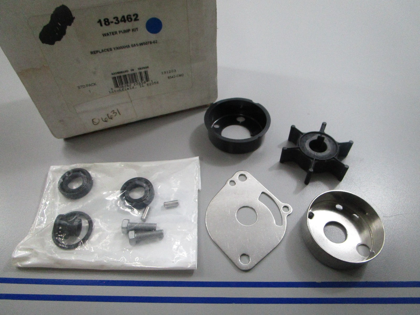 *NEW* 0810 Sierra Water Pump Kit 18-3462 Replaces: Yamaha: 6A1-W0078-02