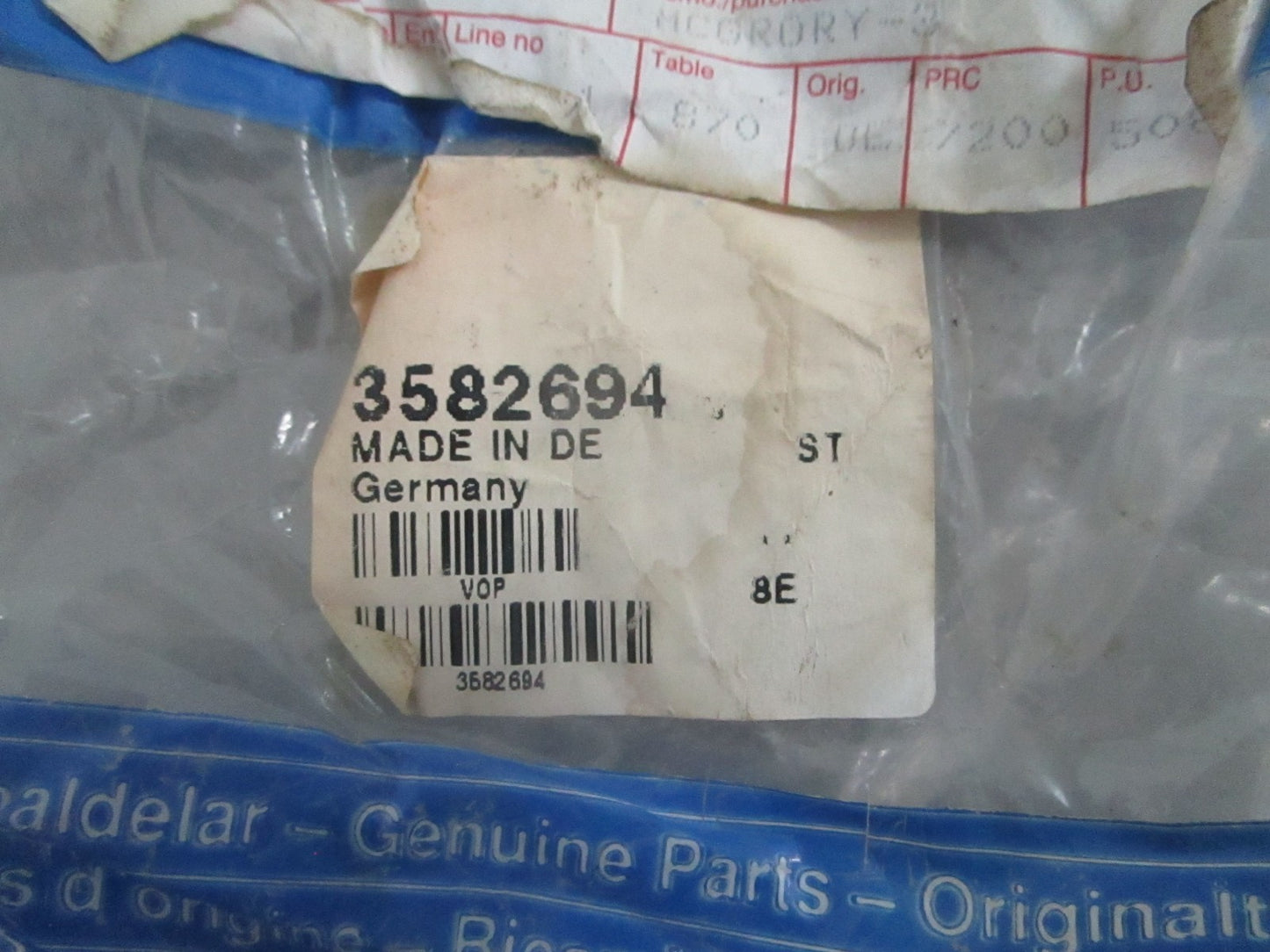 *NEW OEM* 0820 Volvo Penta Belt Tensioner 3582694