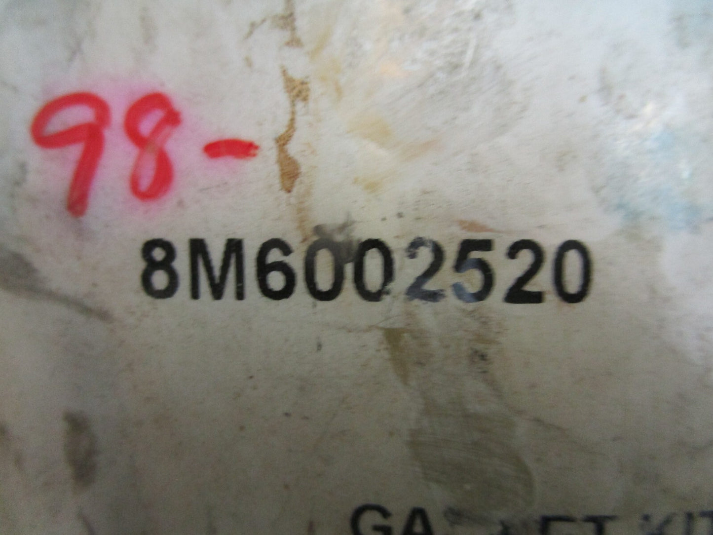 *NEW OEM* 0820 Mercury Quicksilver Gasket Kit 8M6002520