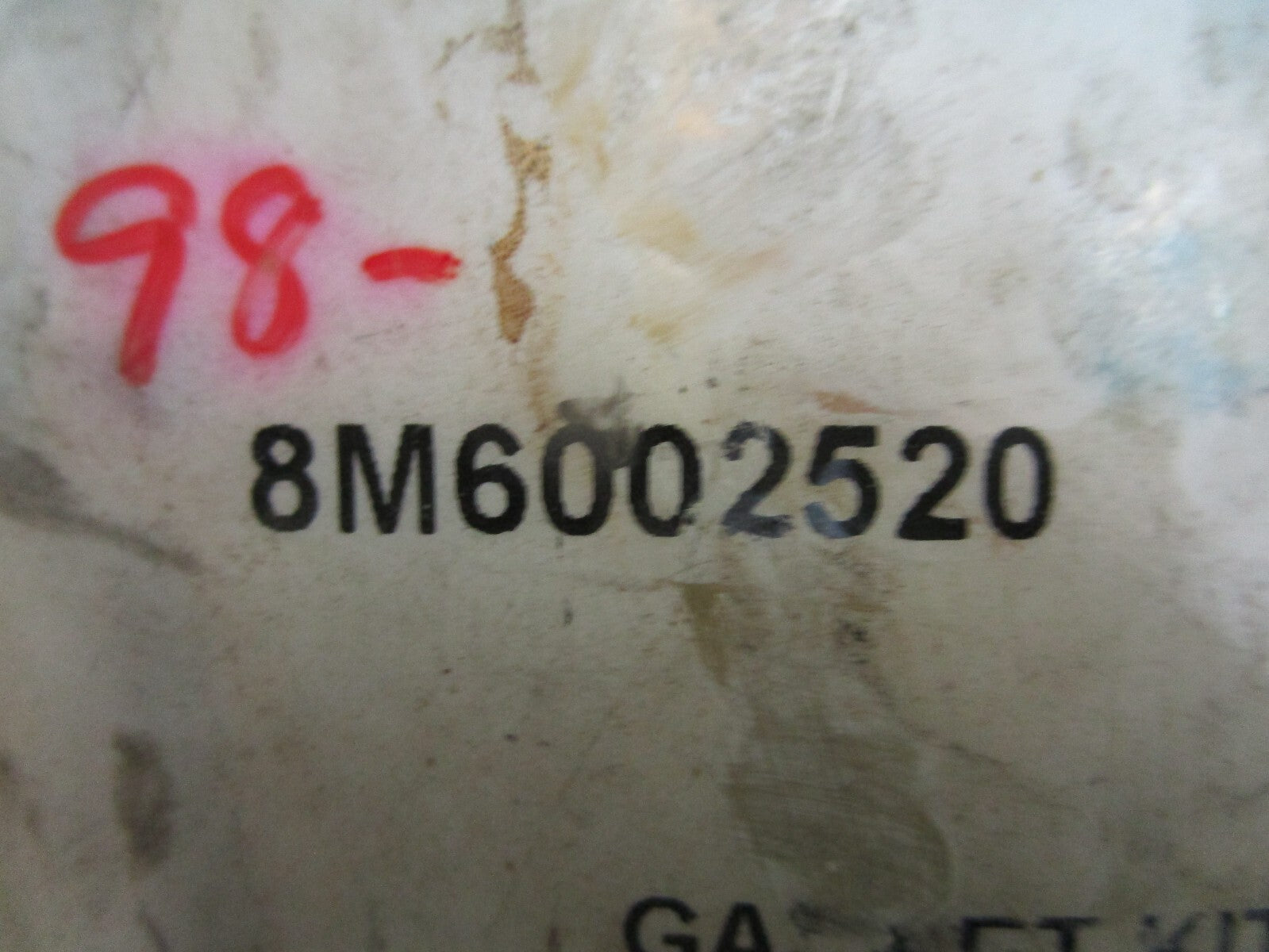 *NEW OEM* 0820 Mercury Quicksilver Gasket Kit 8M6002520