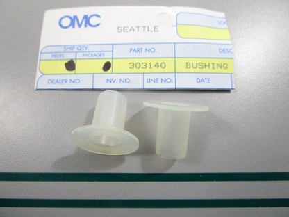 NEW OEM (LOT OF 2) 303140 0303140 OMC Johnson Evinrude Bushing 0810
