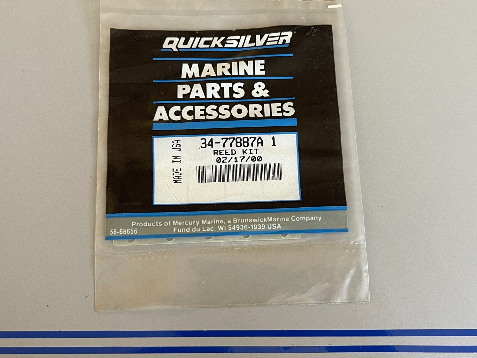 *NEW OEM* 0720 Mercury Quicksilver Reed Kit 34-77887A1