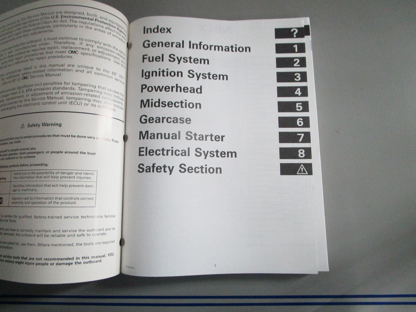 NEW OEM OMC Johnson Evinrude 787022 0787022 1999 5-15HP Service Manual 0820