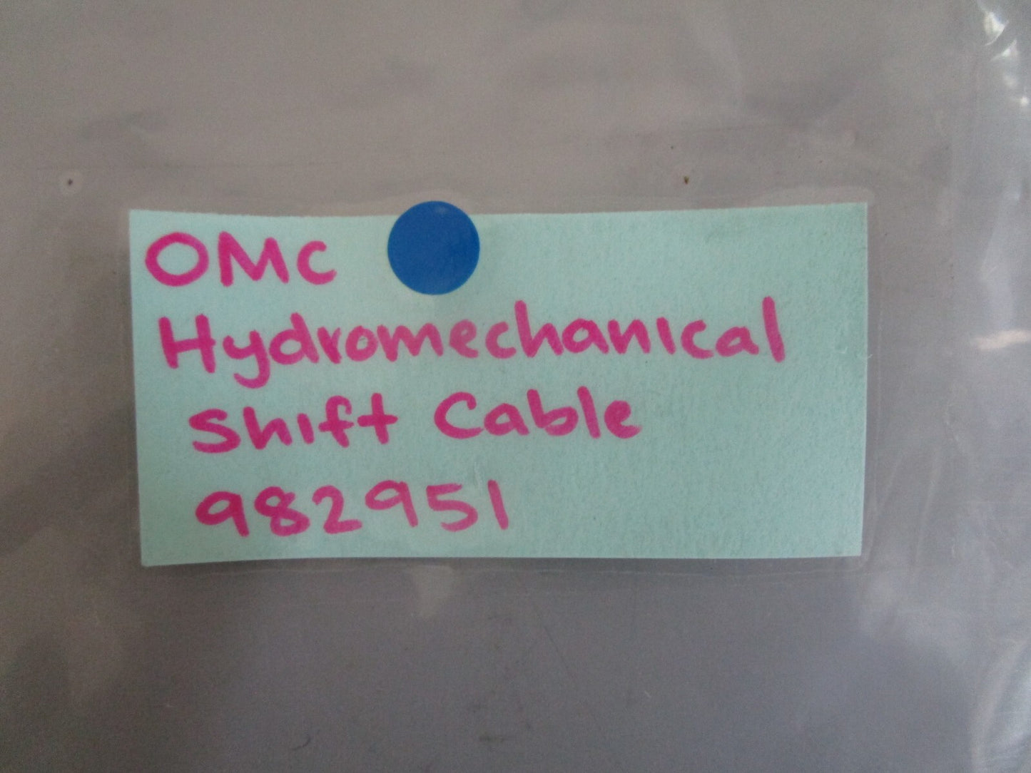 *NEW OEM* 0820 OMC Johnson Evinrude Hydromechanical Shift Cable 982951 0982951