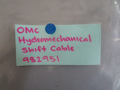 *NEW OEM* 0820 OMC Johnson Evinrude Hydromechanical Shift Cable 982951 0982951