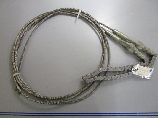 *NEW* 0820 Edson 9ft. Wire & 2ft Chain Assy 2B2D9 (77200)