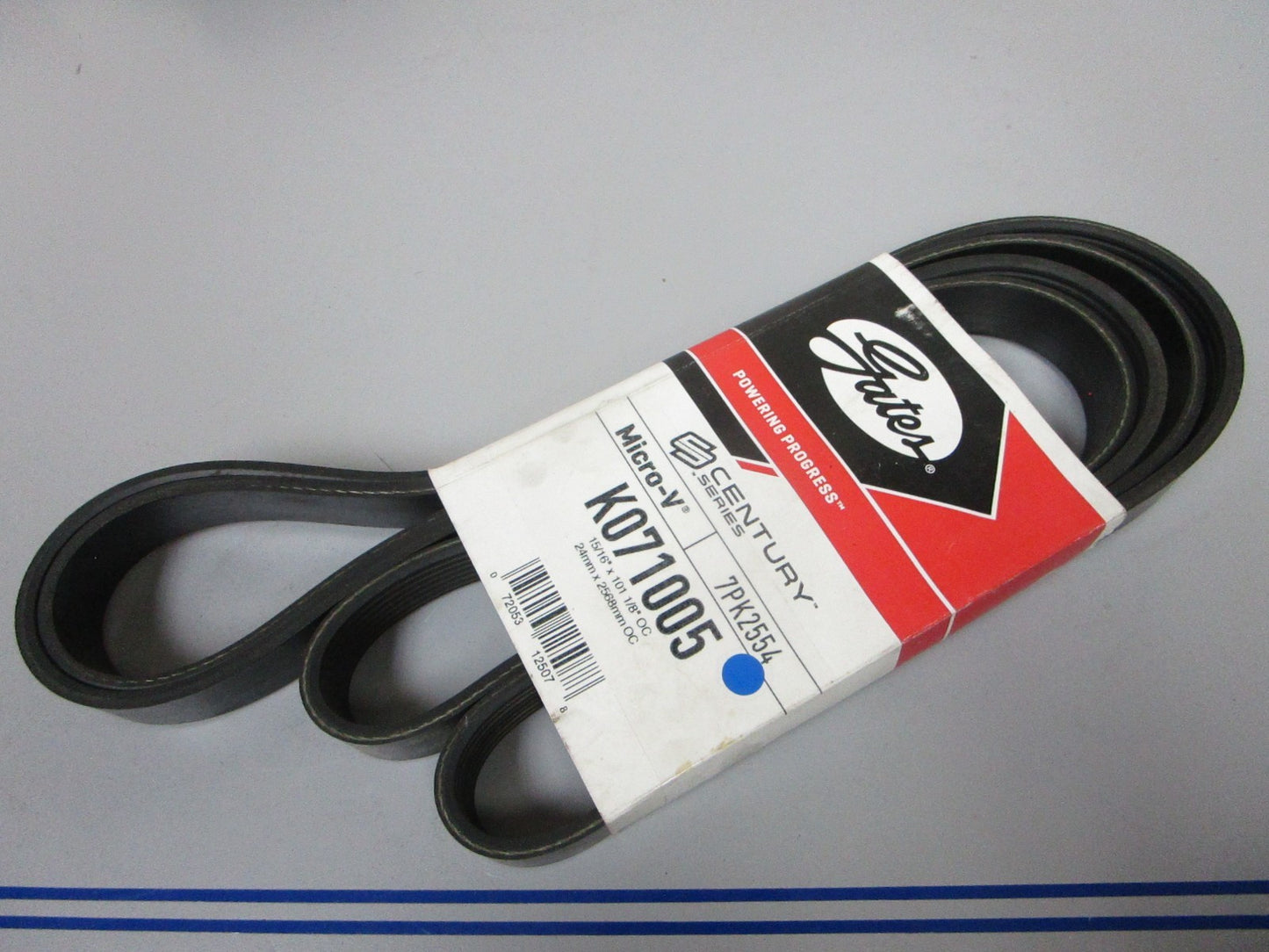 NEW K071005 Gates Micro-V 15/16" x 101 ⅛" Serpentine Belt 0720
