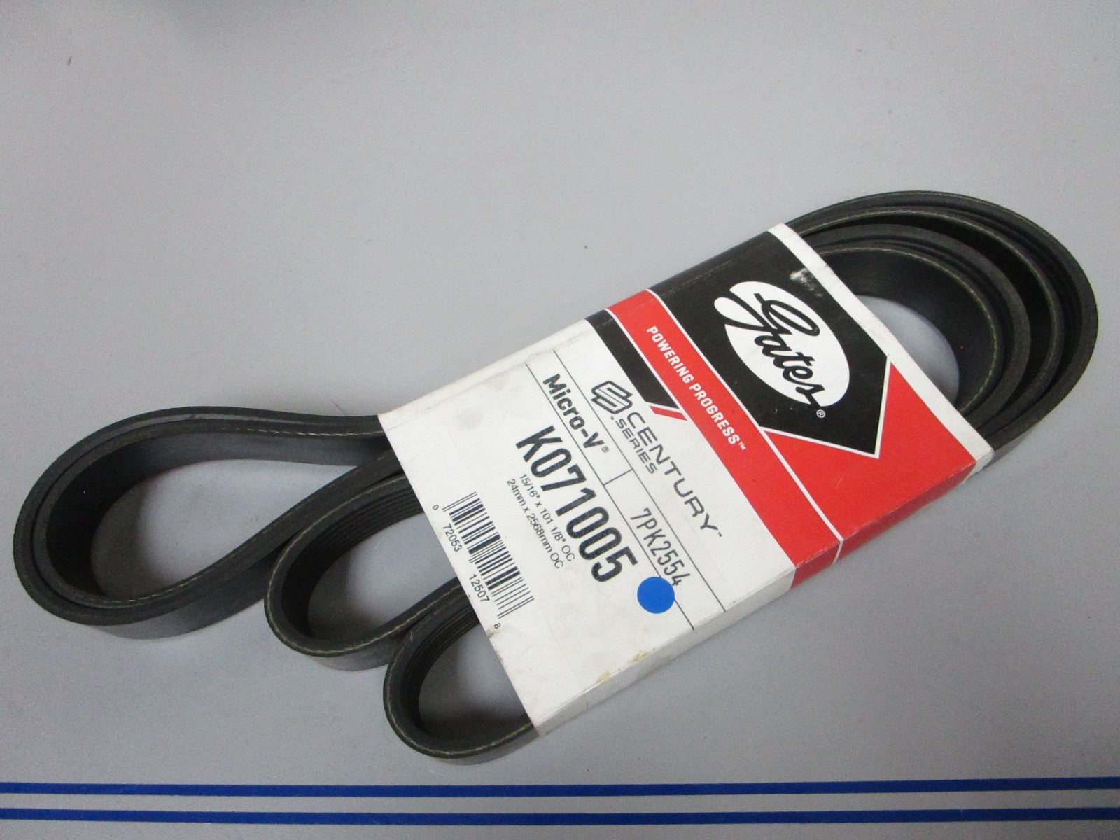 NEW K071005 Gates Micro-V 15/16" x 101 ⅛" Serpentine Belt 0720