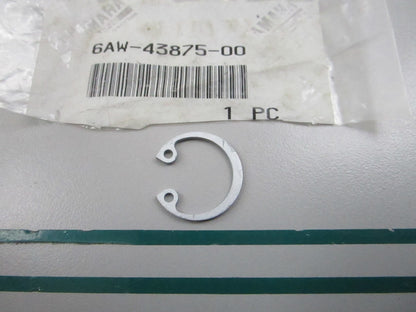 NEW OEM 6AW-43875-00-00 Yamaha Snap Ring 0810