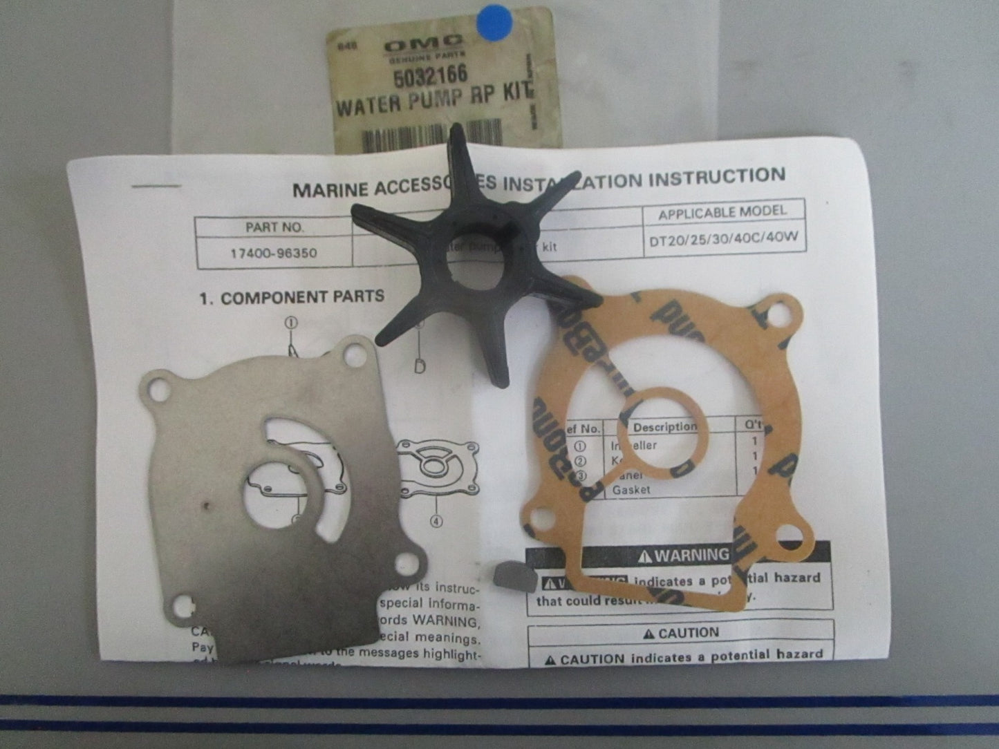 *NEW OEM* 0820 OMC Johnson Evinrude Water Pump Repair Kit 5032166