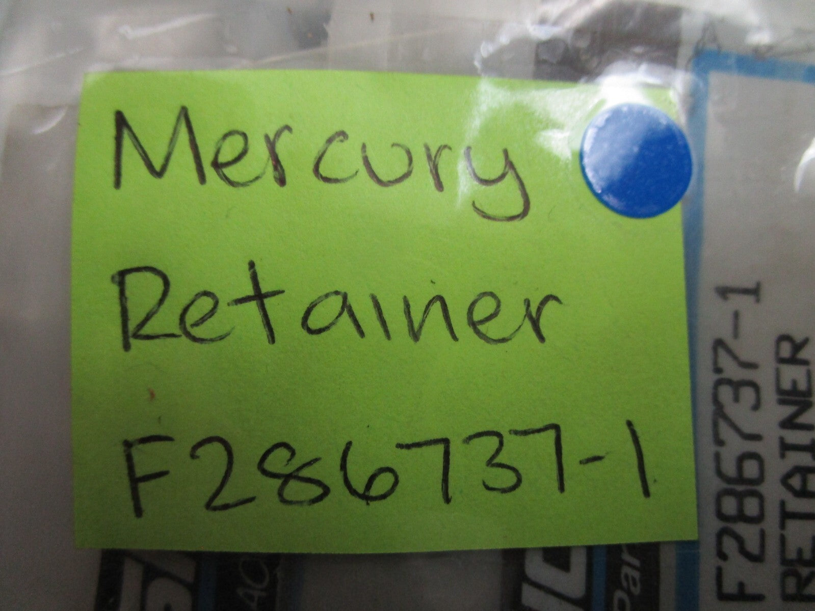 *NEW OEM* 0810 Mercury Quicksilver Retainer F286737-1