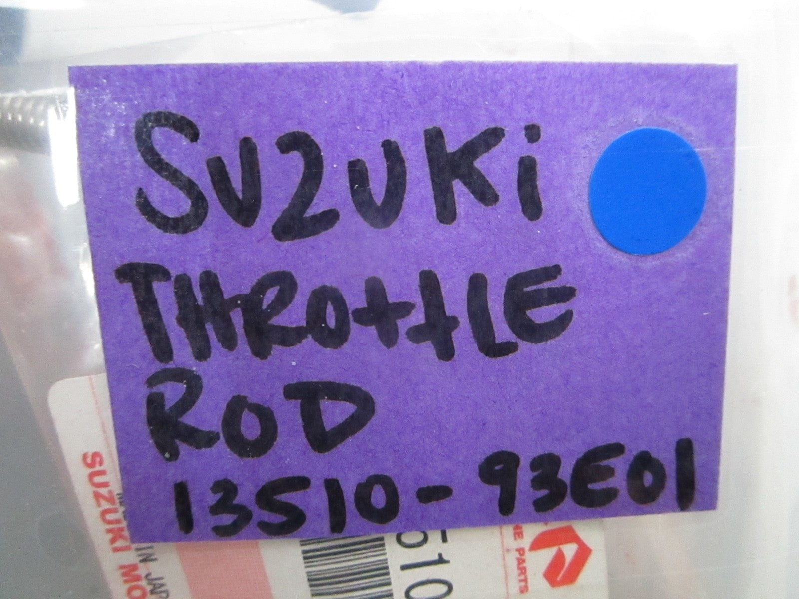*NEW OEM* 0810 Suzuki Throttle Rod 13510-93E01