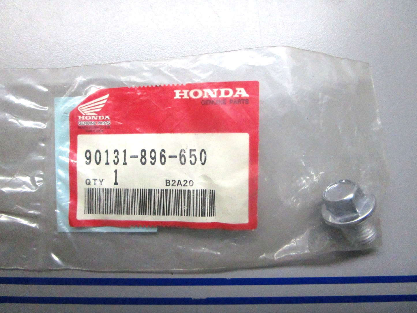 *NEW OEM* 0810 Honda Bolt 90131-896-650