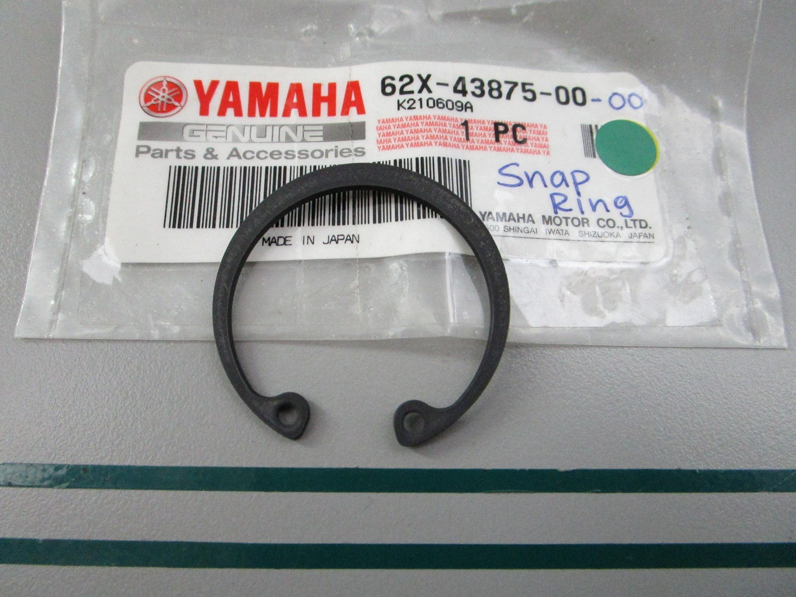 NEW OEM 62X-43875-00-00 Yamaha Snap Ring 0810