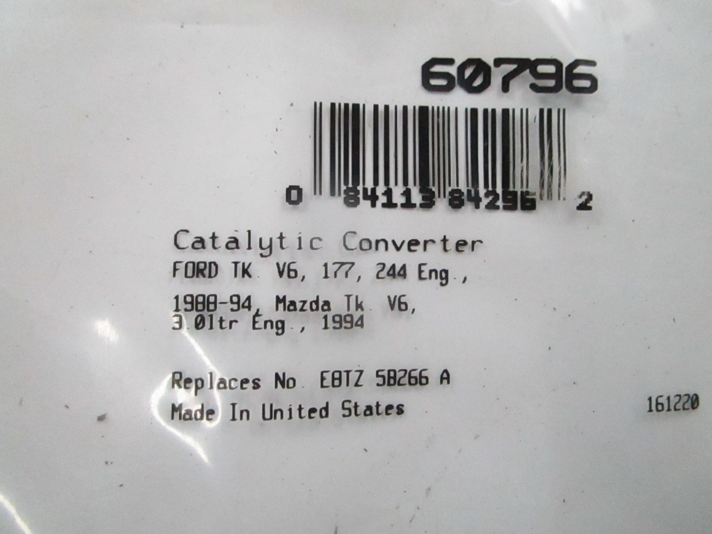*NEW* 0810 Fel-Pro Flange Gasket 60795