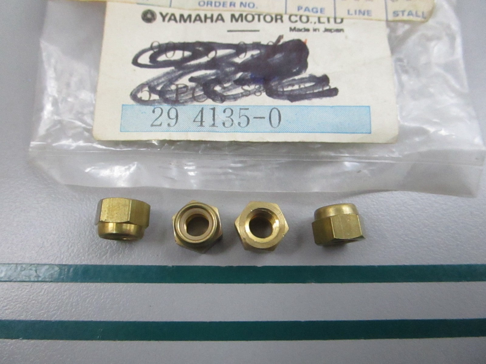NEW OEM (LOT OF 4) 90185-05002-00 Yamaha Nut 0810