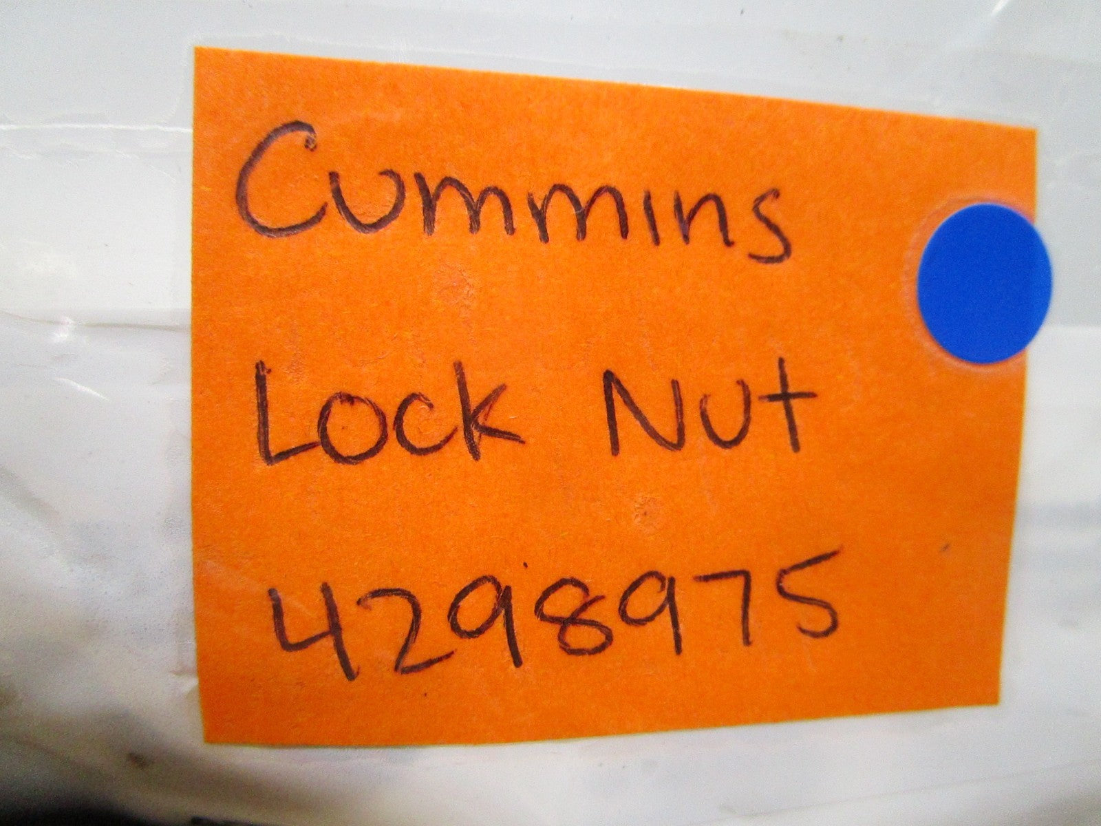 *NEW OEM* 0810 Cummins Lock Nut 4298975