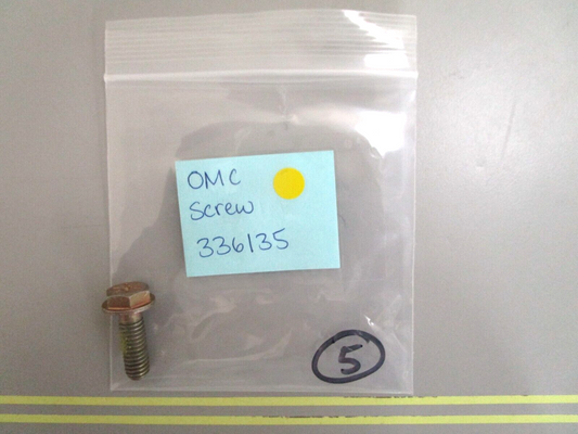 *NEW OEM* 0750 OMC Johnson Evinrude SCREW 336135 0336135