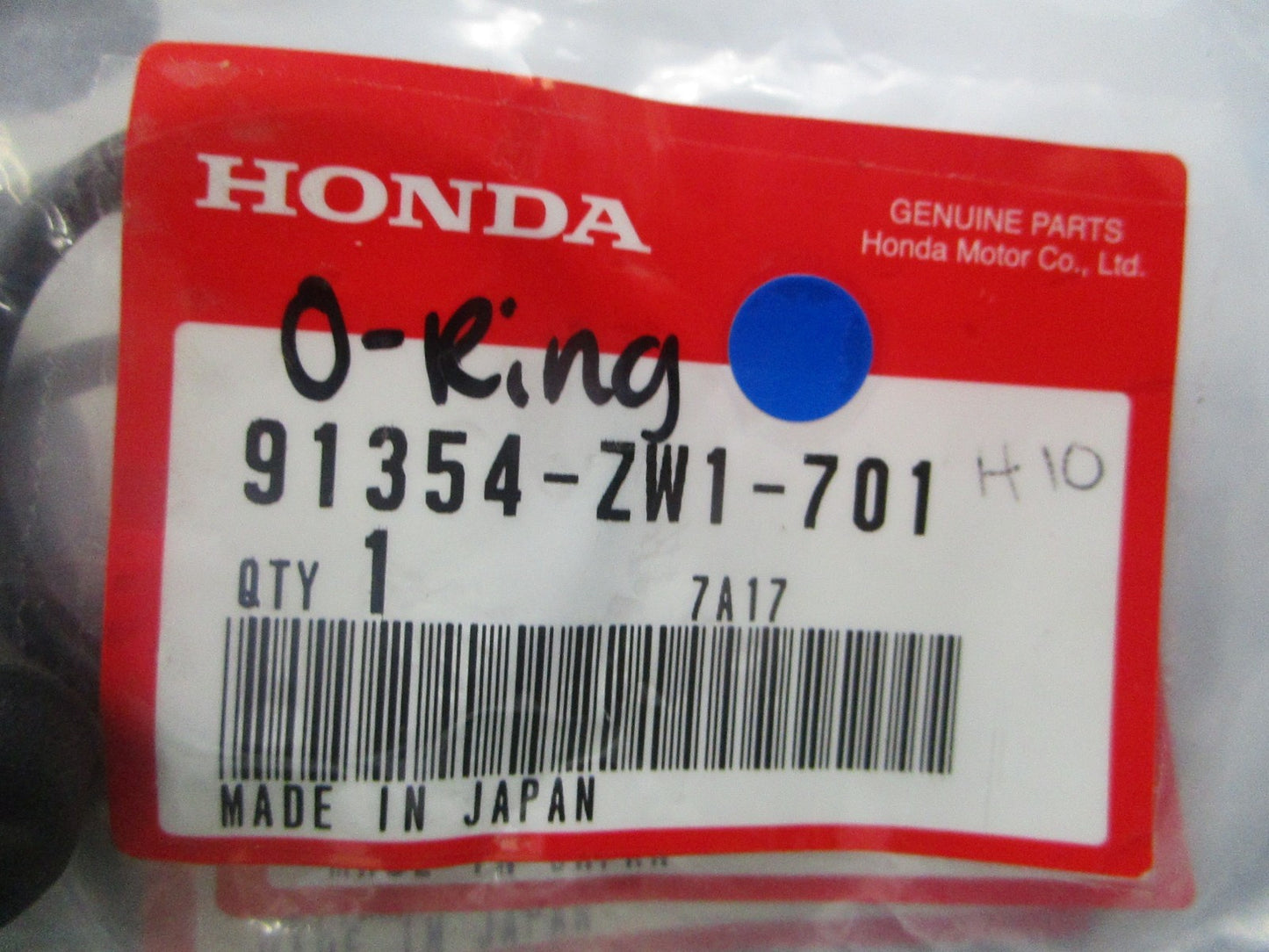 *NEW OEM* 0810 Honda O-Ring 91354-ZW1-701
