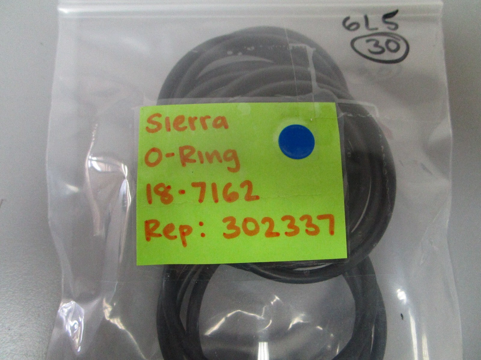 *NEW* (LOT OF 5) 0810 Sierra O-Ring 18-7162 Replaces: 302337