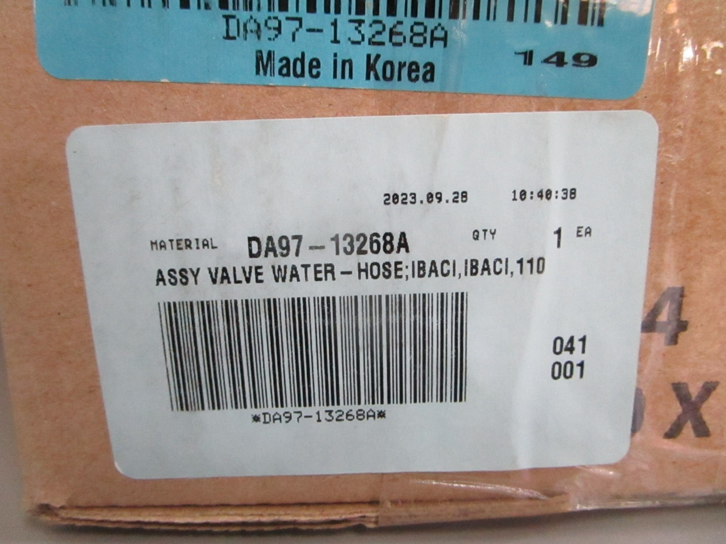 NEW OEM DA97-13268A Samsung Water Valve & Hose Assy 0820