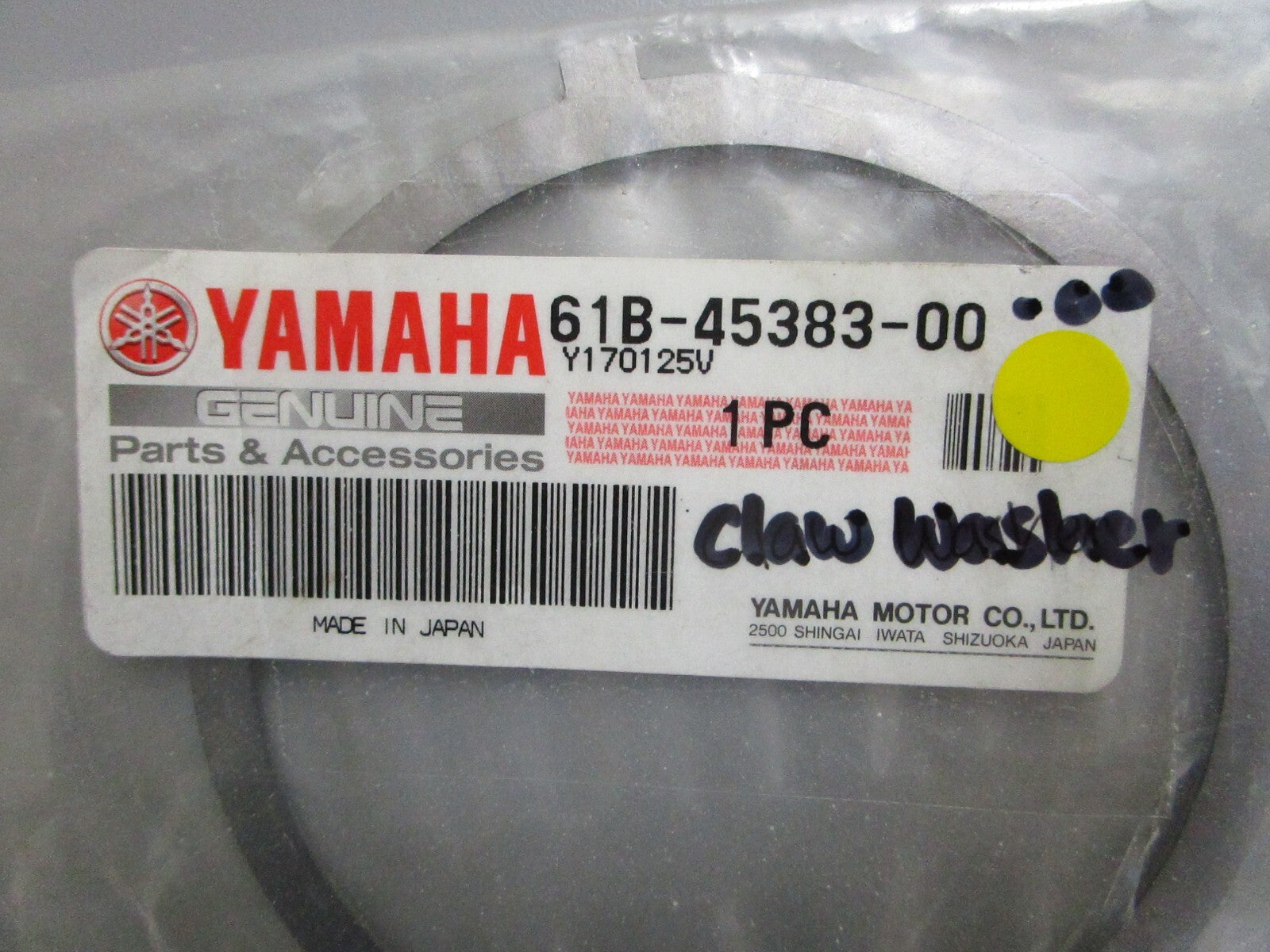 *NEW OEM* 0810 Yamaha Claw Washer 61B-45383-00-00