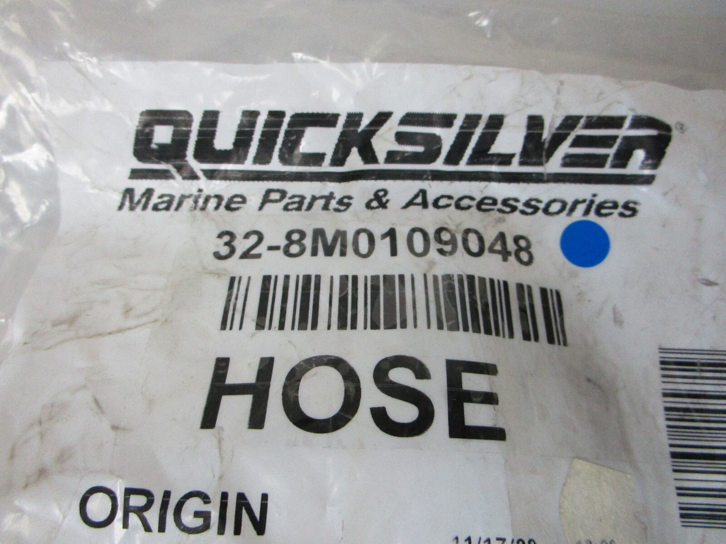 *NEW OEM* 0720 Mercury Quicksilver Hose 32-8M0109048