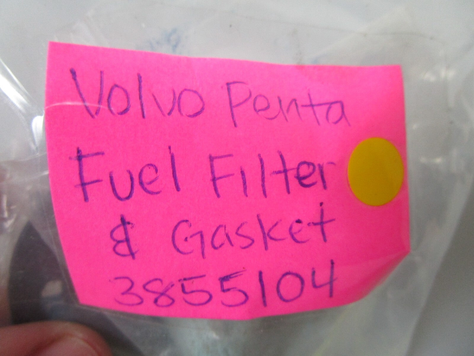 *NEW OEM* 0810 Volvo Penta Fuel Filter & Gasket 3855104