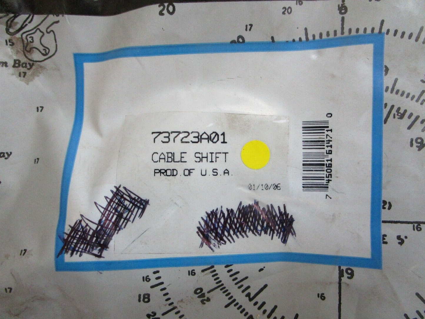 *NEW OEM* 0820 Mercury Quicksilver Shift Cable 73723A01