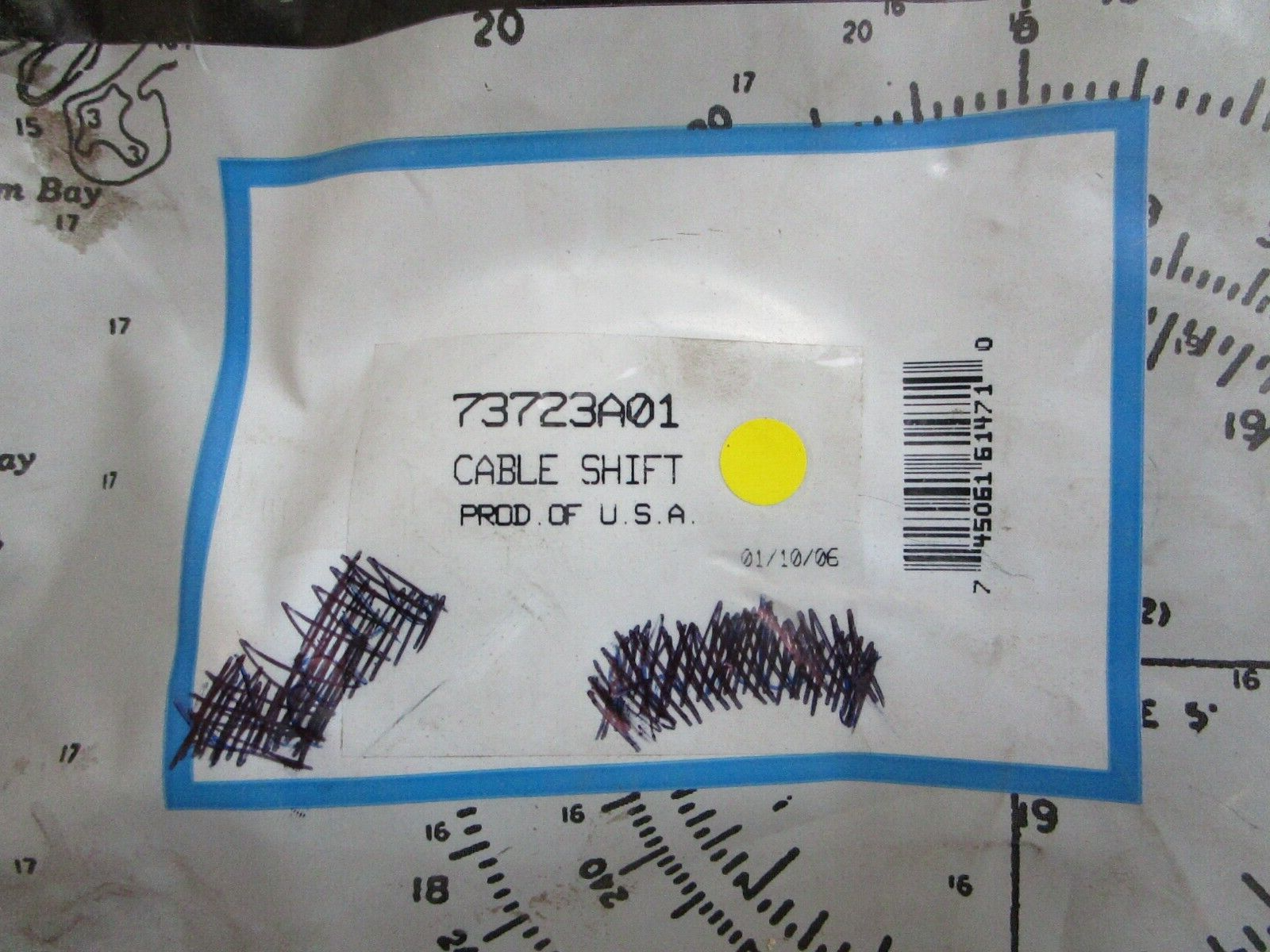 *NEW OEM* 0820 Mercury Quicksilver Shift Cable 73723A01