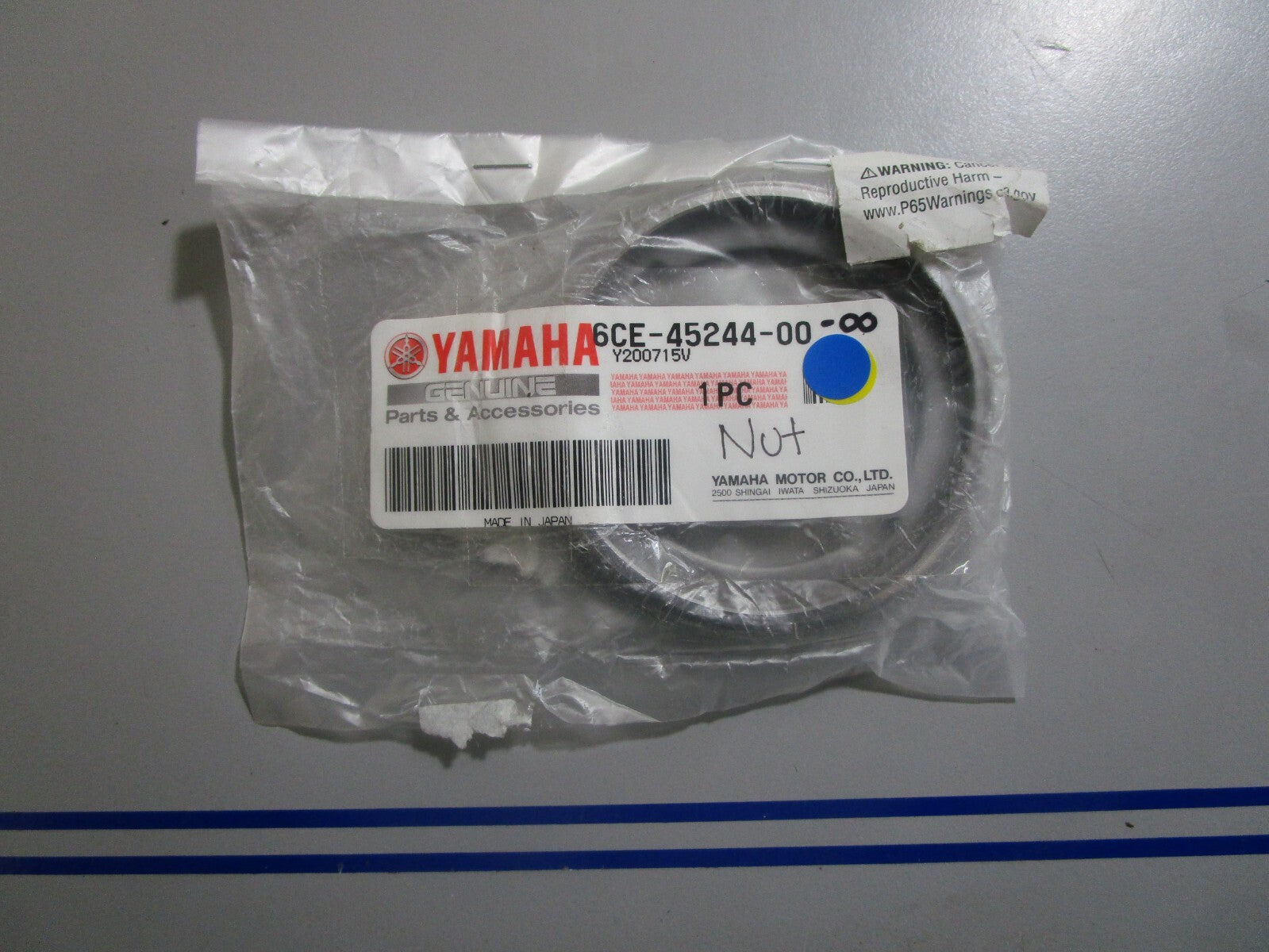 *NEW OEM* 0810 Yamaha Nut 6CE-45244-00-00