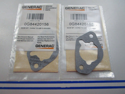 NEW OEM (LOT OF 2) 0G84420156 Generac Gasket 0810
