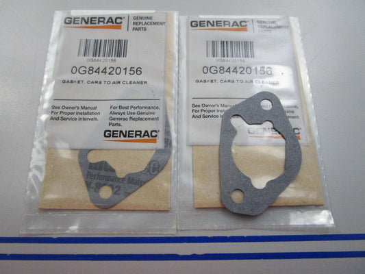 NEW OEM (LOT OF 2) 0G84420156 Generac Gasket 0810