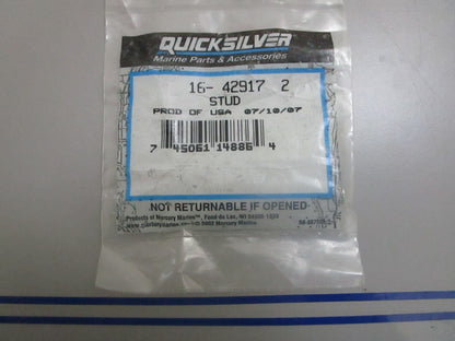 *NEW OEM* 0810 Mercury Quicksilver Stud 16-42917 2