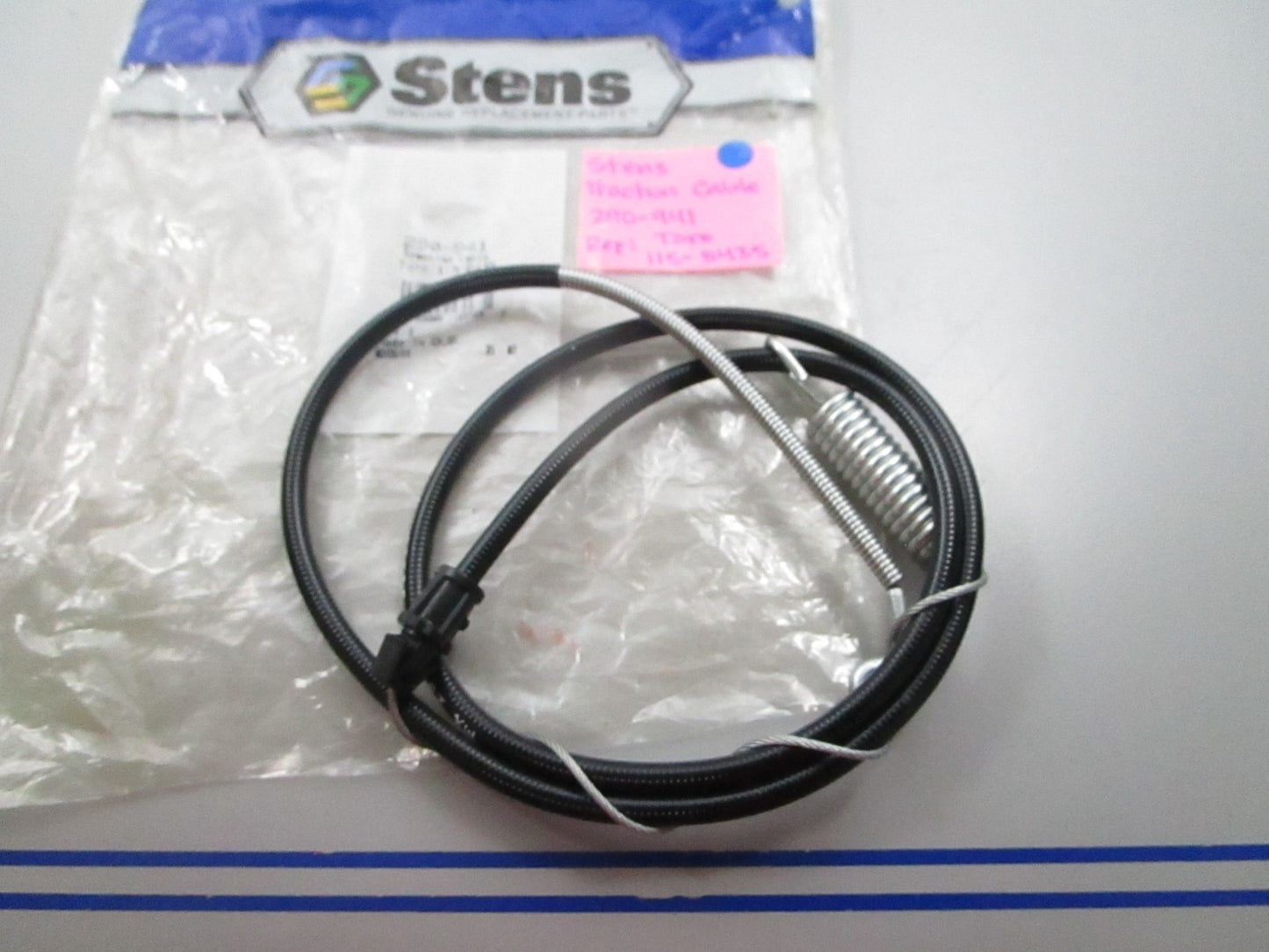 NEW 290-941 Replaces: Toro 115-8435 Stens Traction Cable 0810