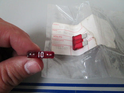 *NEW OEM* (LOT OF 2) 0810 OMC Johnson Evinrude 10A Fuse 967545 0967545